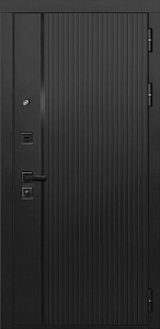 Товар Дверь ДвериПРО L-45 ФЛ-659 (12мм, nussbaum+черная патина винорит) DPRO195553