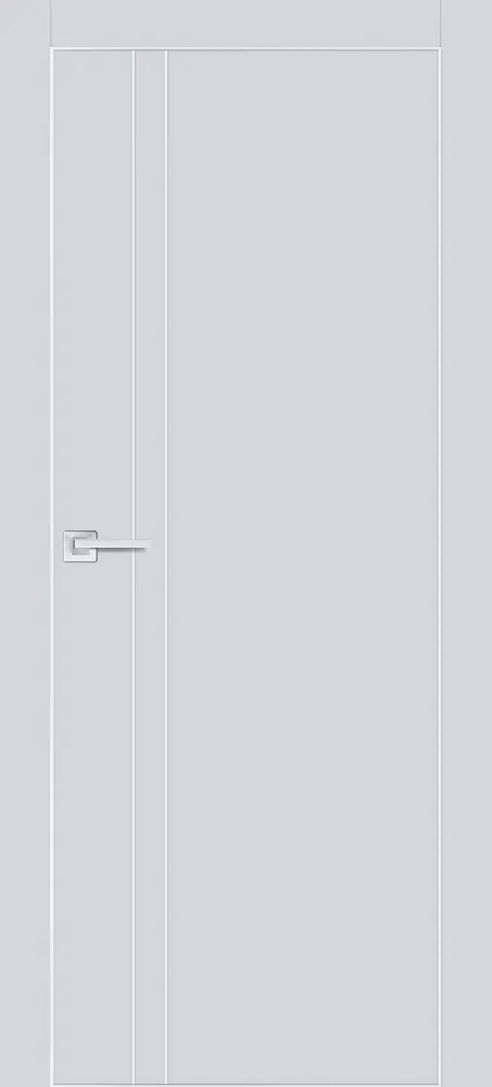 Фото Межкомнатная дверь PX-20  AL кромка с 4-х ст. Сапфир матовый